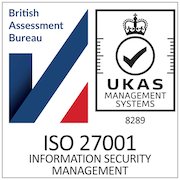 ISO27001 Certified. British Assessment Bureau-Certified Company